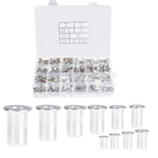 Set of 300 Zinc Steel Rivet Nuts for Various Applications