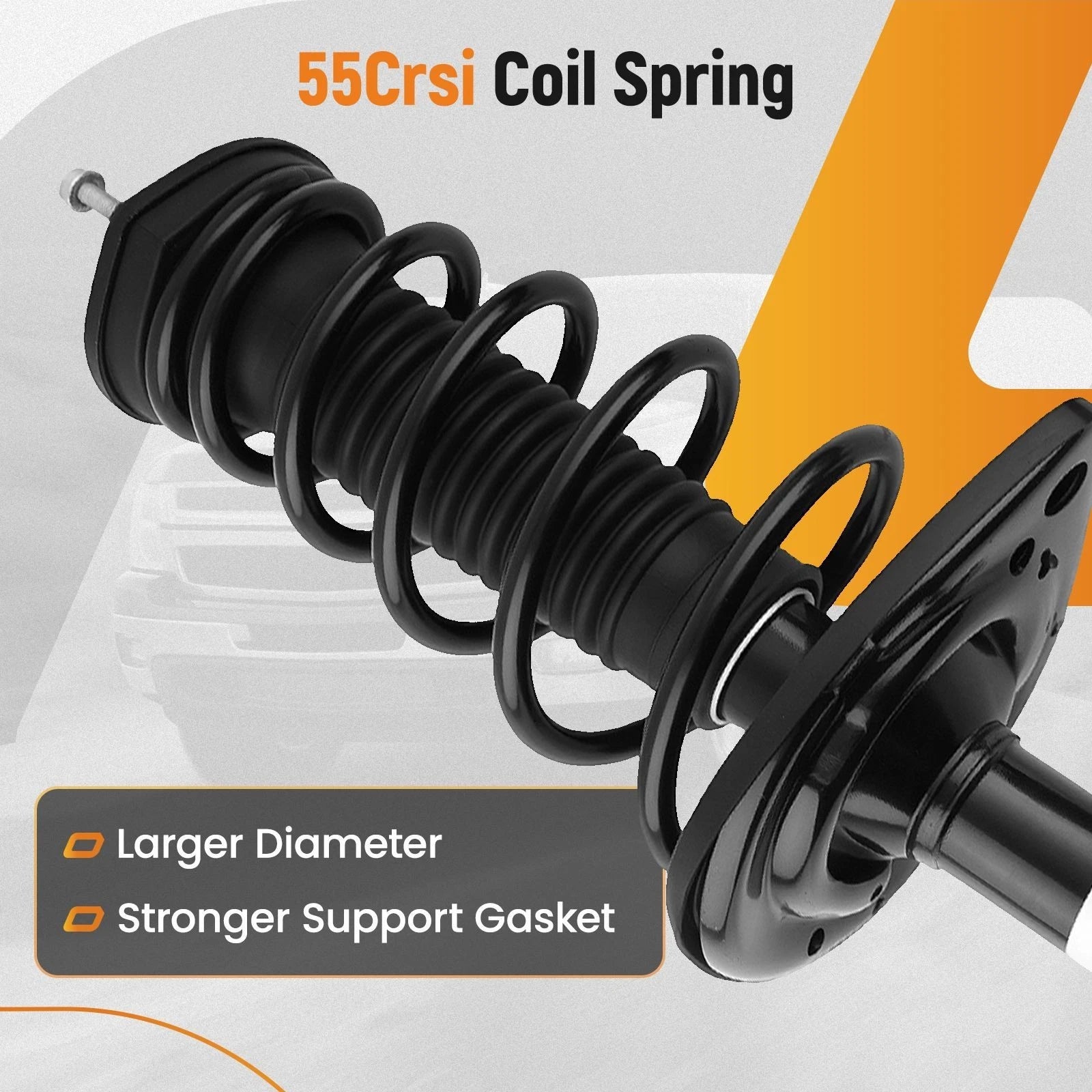 Pair Rear Struts w/Coil Springs Assembly for Lexus ES300h ES350 (2013–2020)