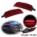 Red LED Rear Bumper Side Marker Lights for Mazda MX-5 Miata (2016–2023)