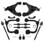 12PC Front Upper Control Arm Sway Bar Link Tie Rod for Ford F-150 (2009–2013) 4WD