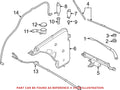 Windshield Washer Hose for BMW (OEM 61677241677)
