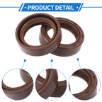 2X Oil Seal Rotary Shaft Seal FKM Rubber 25x35x10mm for Universal Applications