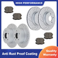 Slotted Rotors and Ceramic Pads Kit for Nissan Altima (2014–2019)