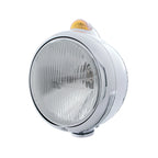 Headlight Bulb Chrome Guide H4 LED Dual Mode Amber for Jeep Wrangler (2007–2018)