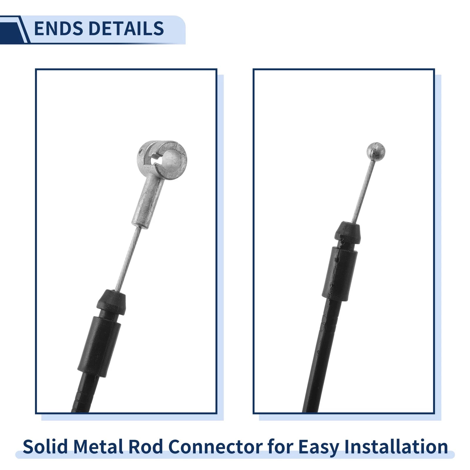 Hood Latch Release Cable for Hyundai Accent (2006–2011) No. 811901E100