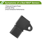 MAP Sensor No.DV2A9F479AC for Ford Explorer (2016)