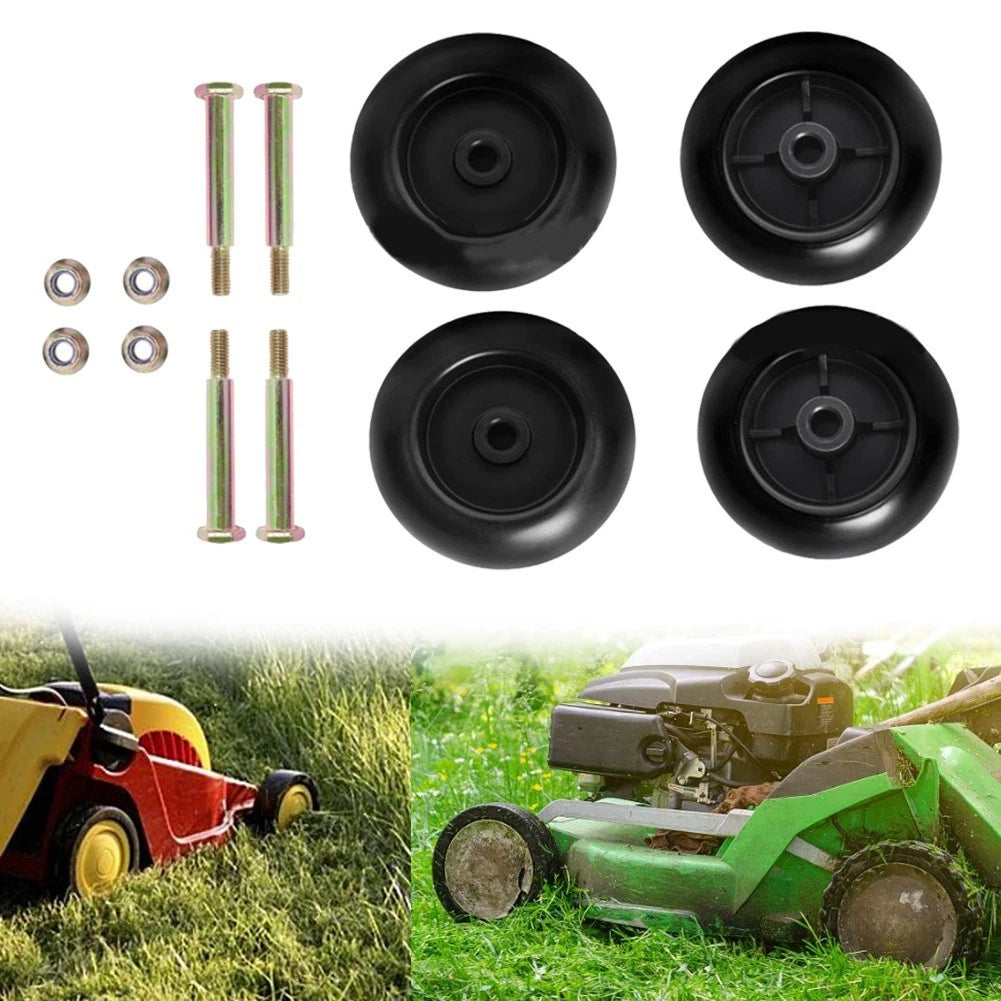 4 Pack Lawn Mower Wheels Kit for