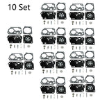 10x Carburetor Kit for Poulan BVM210VS (Zama RB-156 C1U-W43 C1U-W45)
