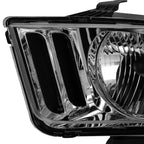 Pair Chrome Housing Clear Corner Headlights for Ford Mustang S197 (2005–2009)