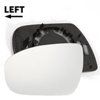 Left Side White Mirror Glass for Hyundai i20 (2014–2020)