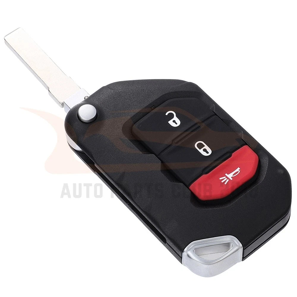 2 Key Entry Remote Fob 3 Buttons for Jeep Wrangler Gladiator (2018–2021)