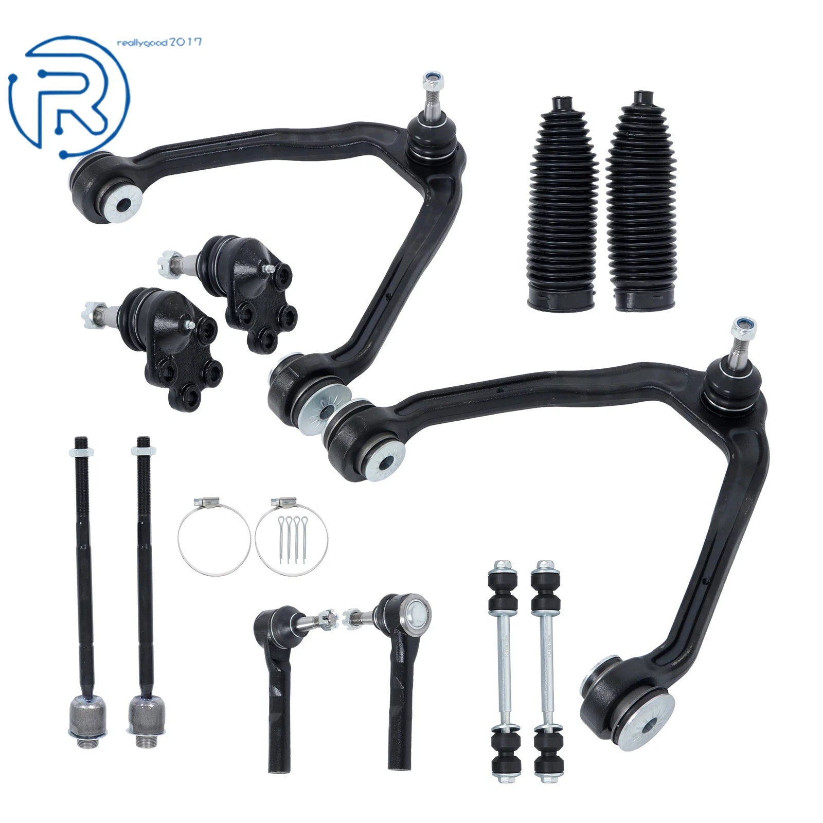 Set of 12 Front Upper Control Arms for Chevy Silverado 1500 (RWD)