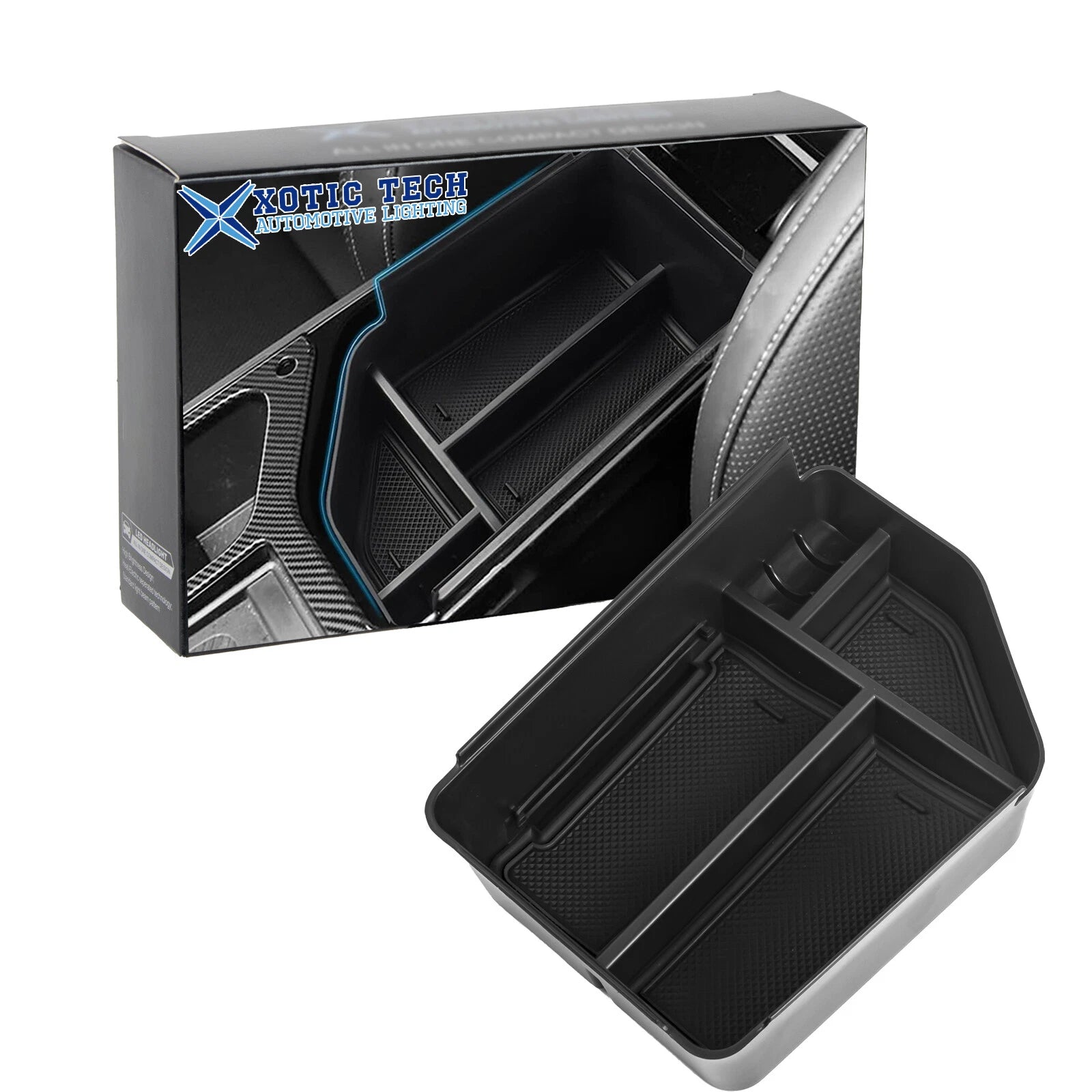 Center Console Armrest Box Storage Drawer Insert Case for KIA EV6 (2022–2026)