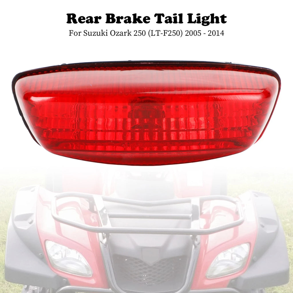 Rear Brake Tail Light Red Lens for Suzuki LTF 250 Ozark LT-Z250 LTZ 400 (2002–2008)
