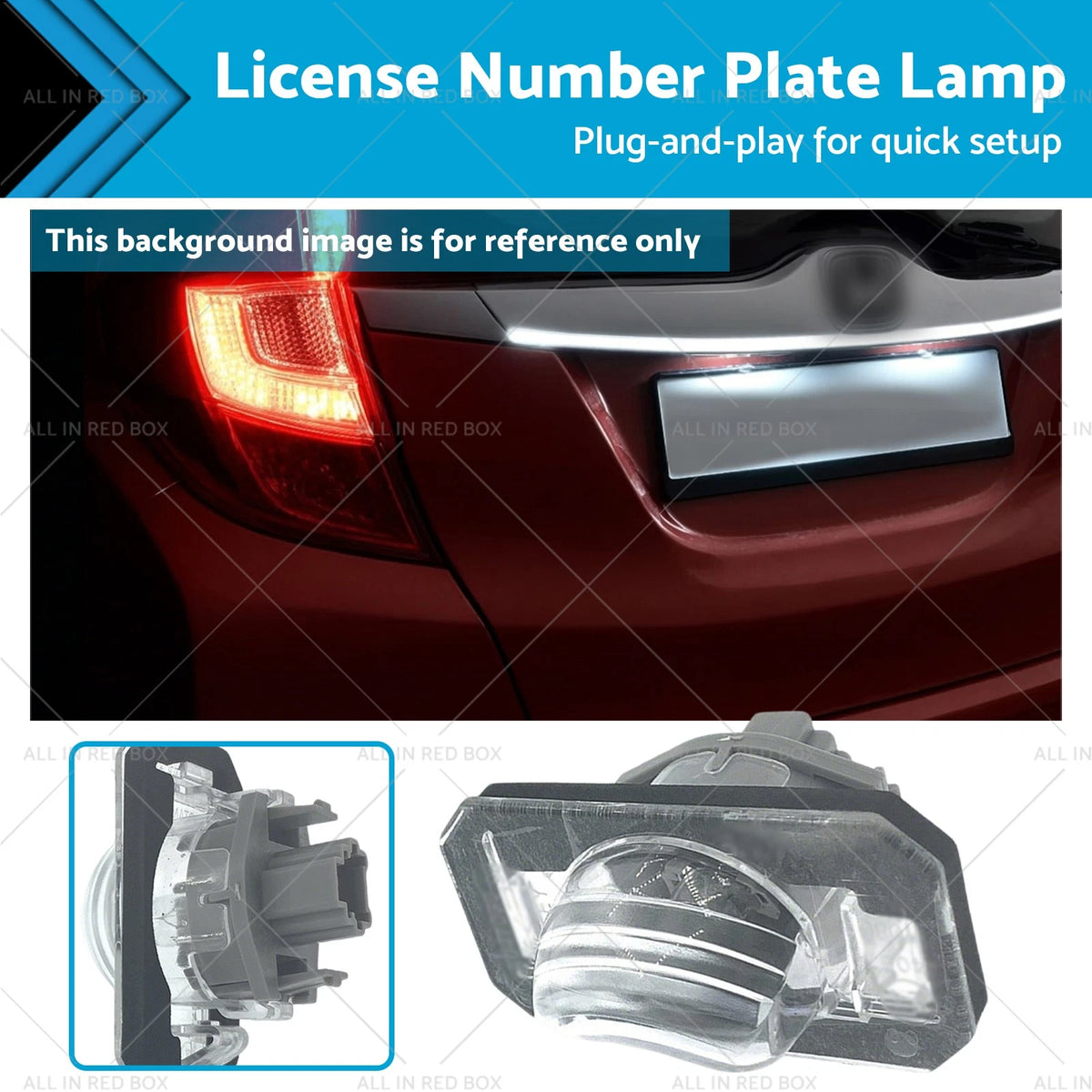 License Plate Light for Honda Jazz Hybrid (2016–2020)