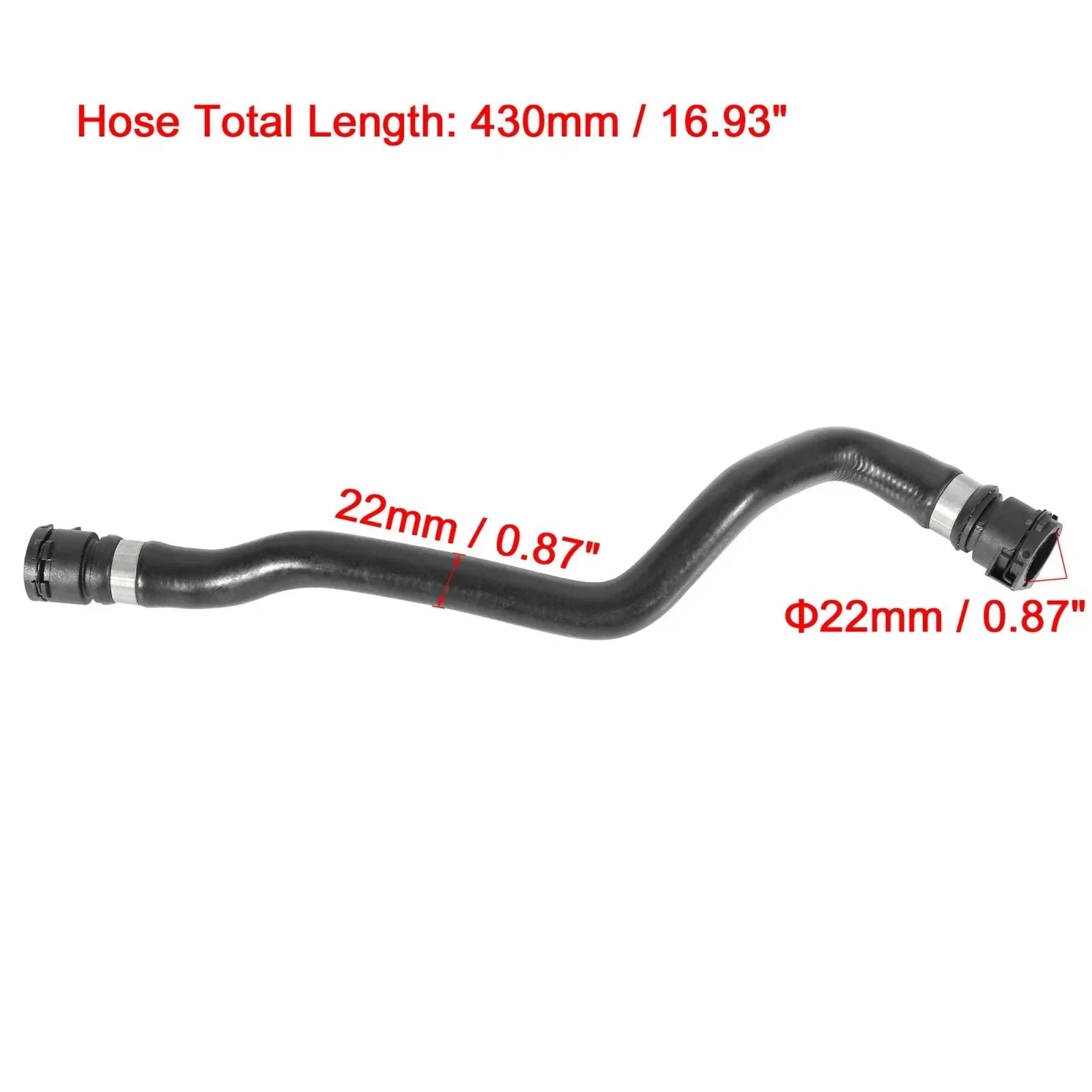 Radiator Coolant Water Hose Expansion Tank for BMW X5 (2003-2006)