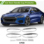 Set of 8 Chrome Door Handle Cup Protectors for Toyota Lexus ES 