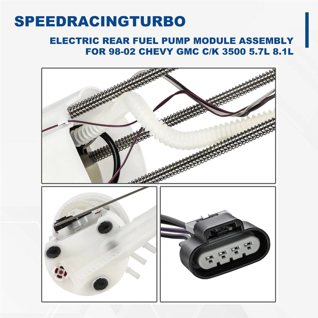 Electric Rear Fuel Pump Module Assembly for Chevy GMC C/K 3500 (1998–2002)