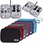 Travel Cable Bag Organizer for Electronics USB Case Cord Pouch (Universal)