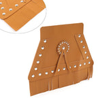 PU Leather Rear Fender Mud Flap Mudguard Cover for Harley
