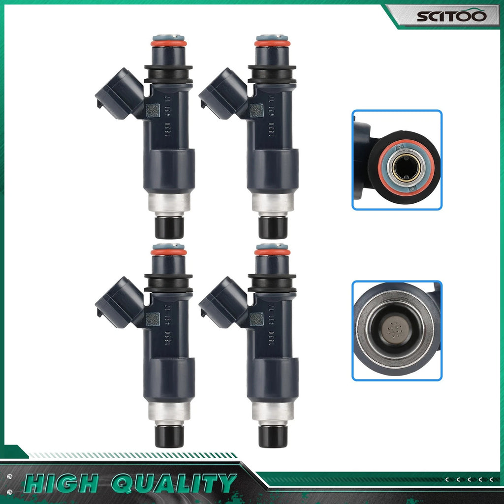 Set of 4 Fuel Injectors for Subaru Forester 2.5L (2011–2014) 16611-AA810
