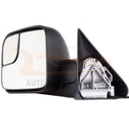 Pair of Power Black Tow Mirrors for Dodge Ram 1500 2500 3500 (1994–1997)