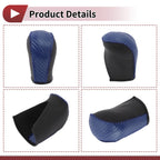 1 Pc Gear Shift Knob Cover for Subaru Forester (2006–2012) Blue Faux Leather