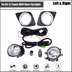 Clear Bumper Fog Lights with Wiring Harness for Toyota RAV4 (2009â2012)