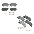 Set of 4 Akebono ProACT Ceramic Disc Brake Pads for Camry Celica ES300 (1997–2006)