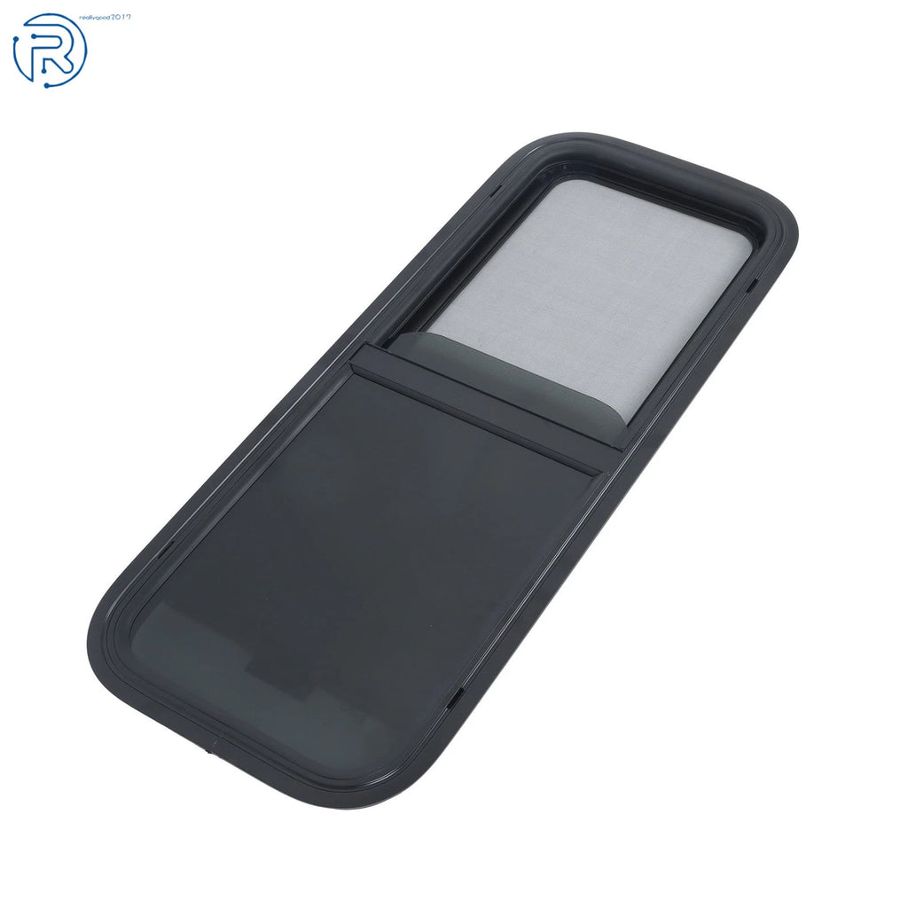 Horizontal Slider RV Window with Screen for Cargo Trailer (36" x 15")