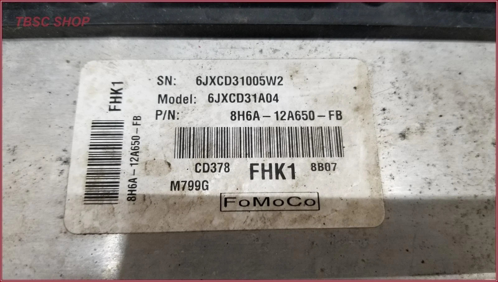 Engine Control Module ECM PCM for Lincoln MKZ (2008–2009) 8H6A-12A650-FB FHK1