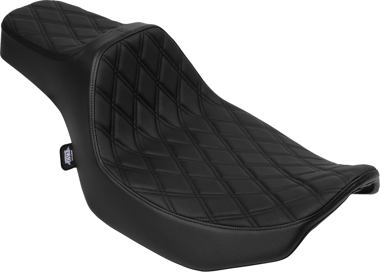Set of 2 Drag Specialties Extended Reach Predator III Seats for Harley