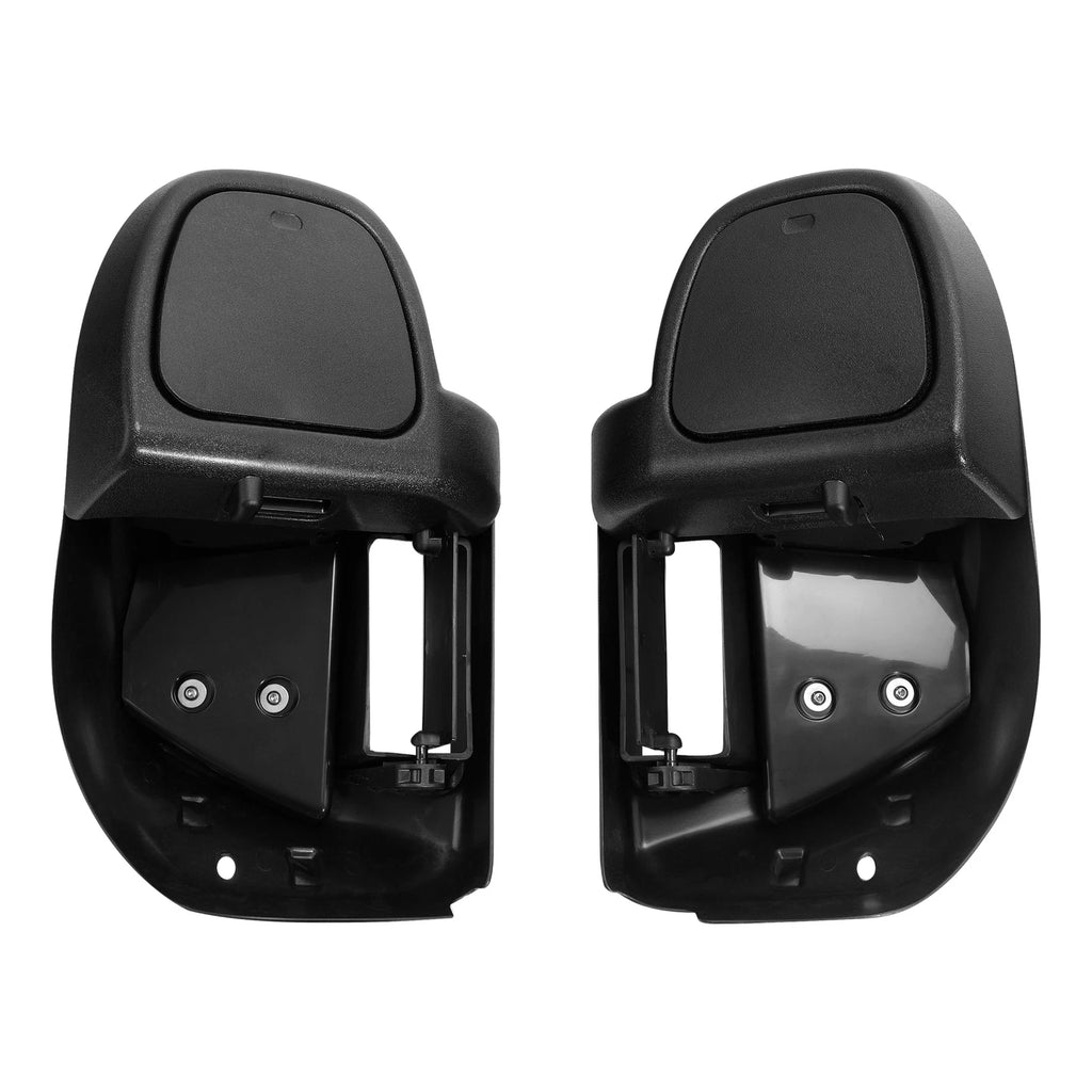 Lower Vented Leg Fairings for Harley Street Glide (2014–2023) Charcoal Pearl