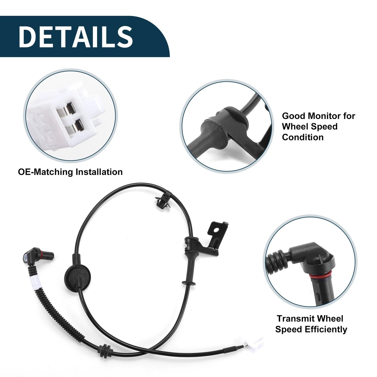 ABS Wheel Speed Sensor No. 956801R000 for Hyundai Accent (2011–2012)