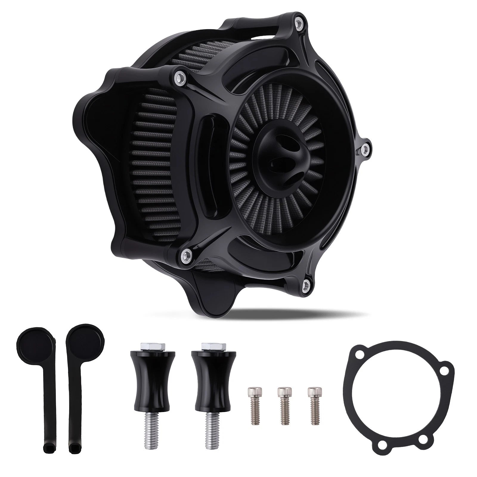 Air Cleaner Filter Intake Kit Chrome for Harley Touring (2000–2007)