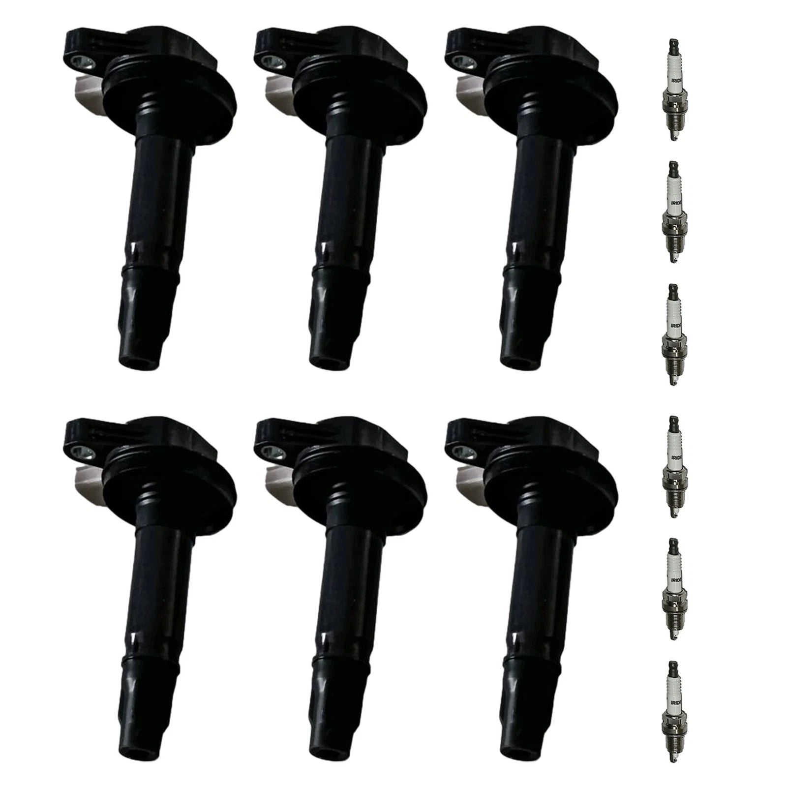 6X Iridium Spark Plug & 6X Ignition Coil Pack for Ford Flex 2010–2012 3.5L V6 UF612