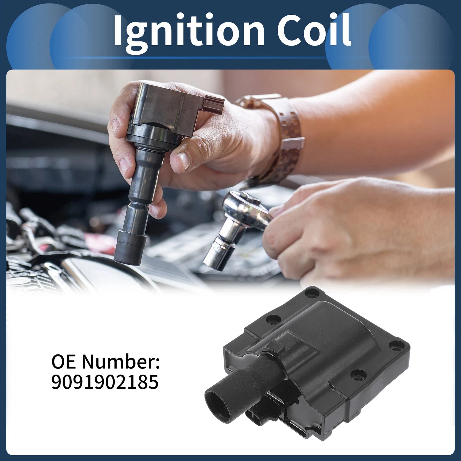 Ignition Coil Pack No. 9091902185 for Lexus ES (1989–1991)