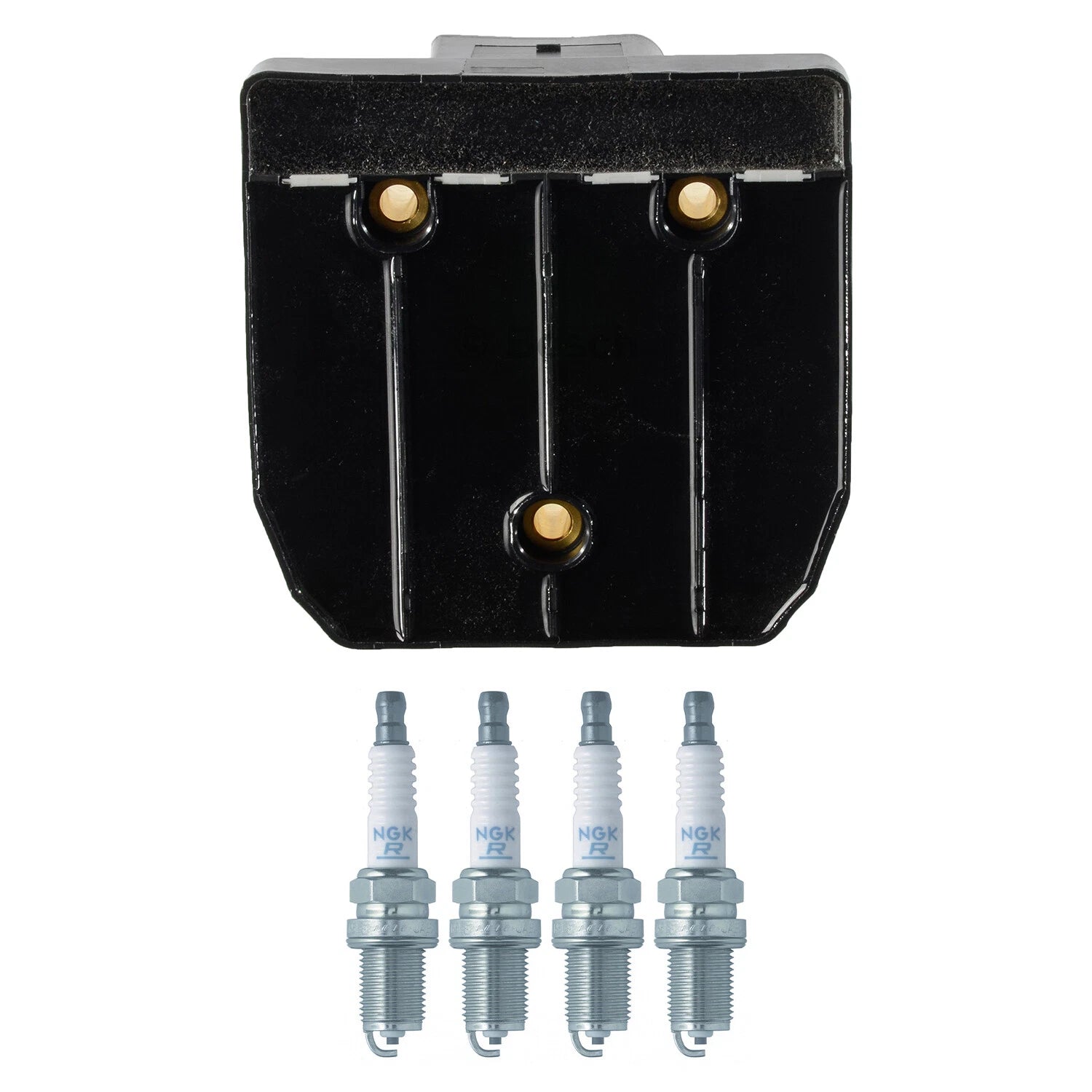 Ignition Coil & NGK V-Power Spark Plug Kit for A4 318i Neon Golf Jetta (L4)