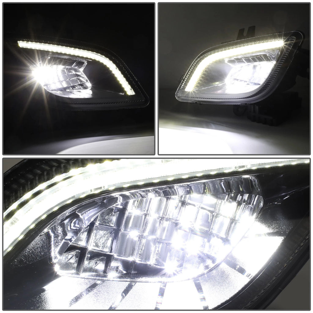 LED Fog Light Bar Assembly for Freightliner Cascadia (2018–2022)