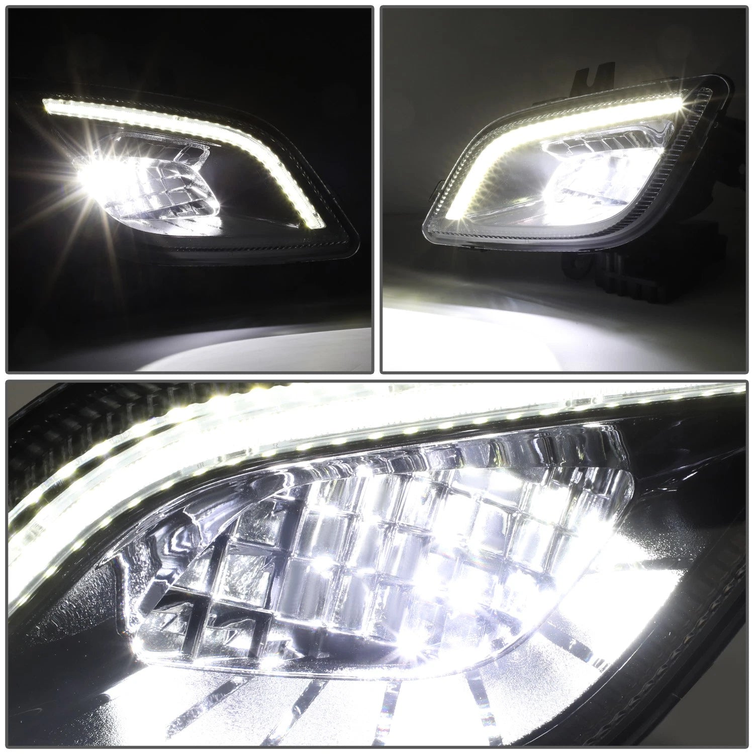 LED Fog Light Bar Assembly for Freightliner Cascadia (2018–2022)