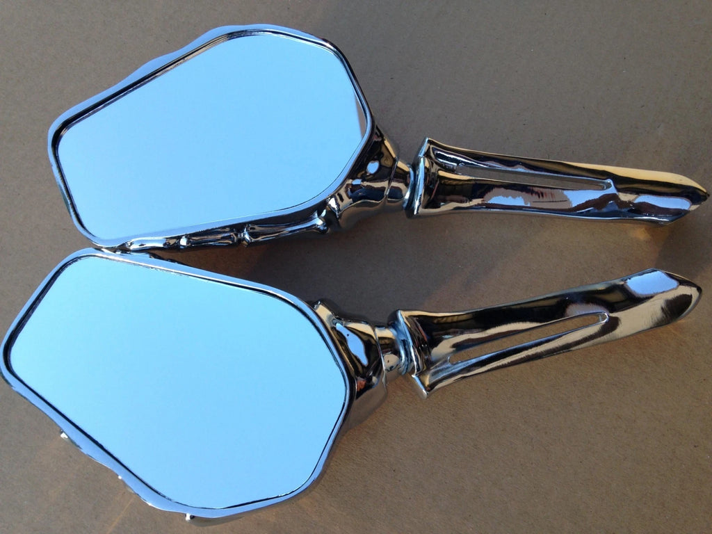 Skull Mirror for Yamaha Road Star Vstar 1100 1300 1600 1700 Warrior Virago