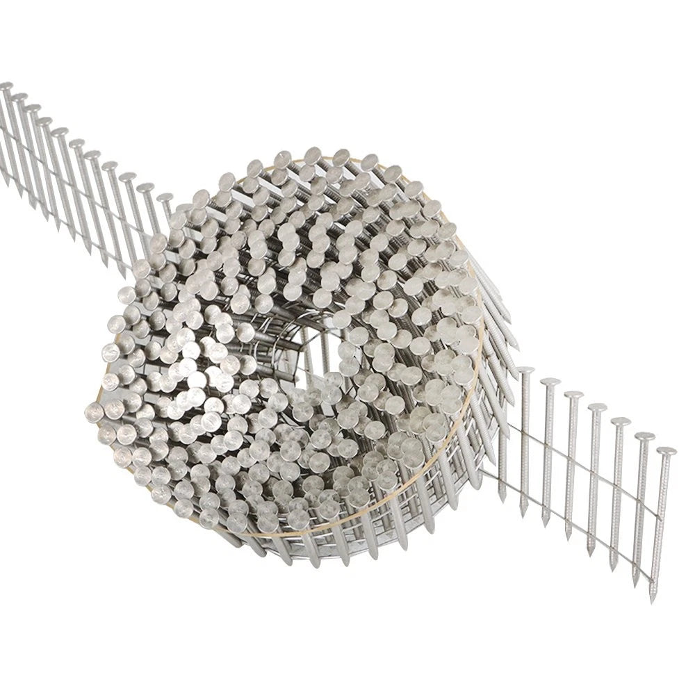 Set of 3600 Stainless Steel Siding Nails for 15 Degree Wire Coil