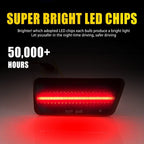 Set of 2 Smoked LED Side Marker Lamps for Ford Bronco Sport (2021–2023)
