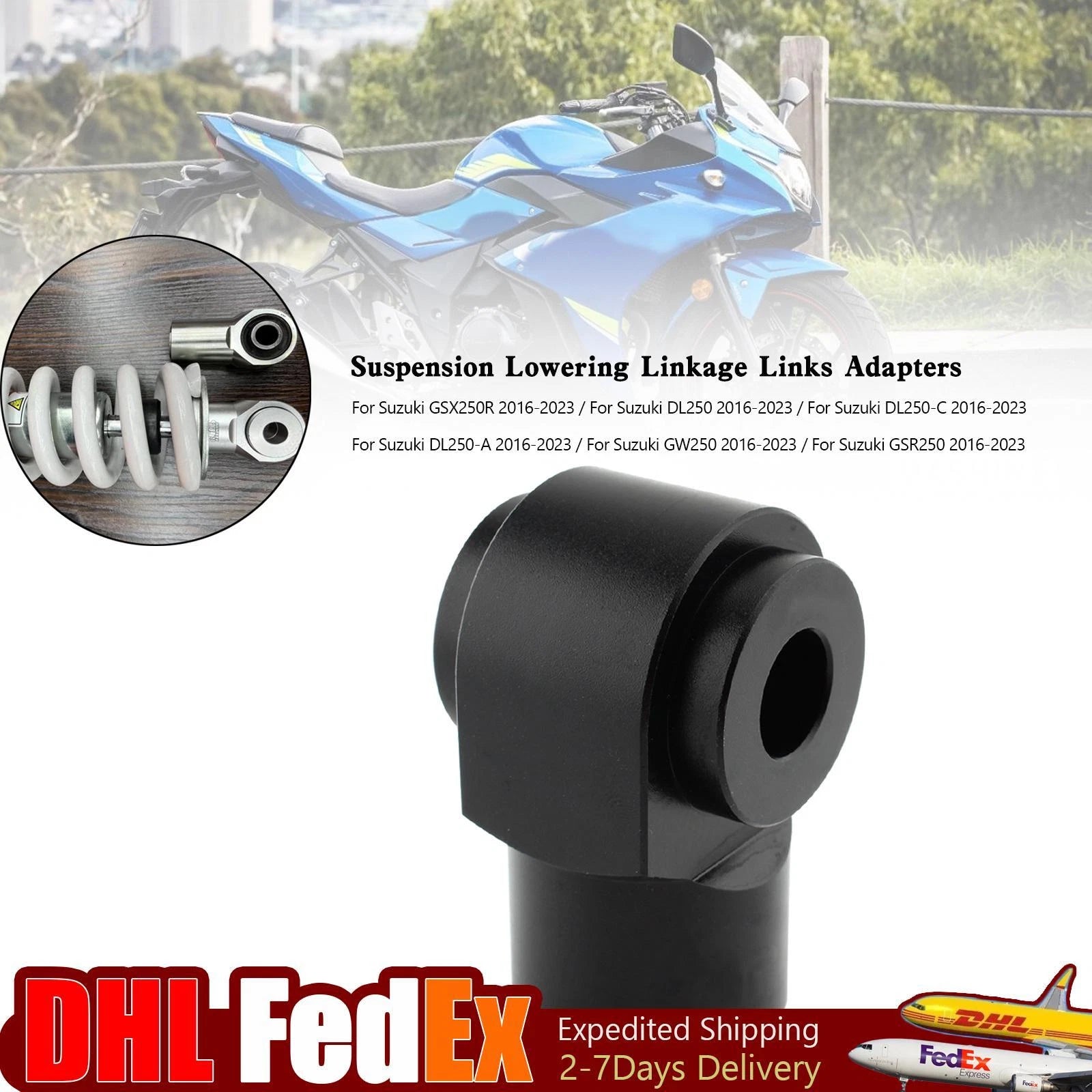 Suspension Lowering Linkage Kit for Suzuki GSR250R DL250 GW250 GSX250R (2013–2023)