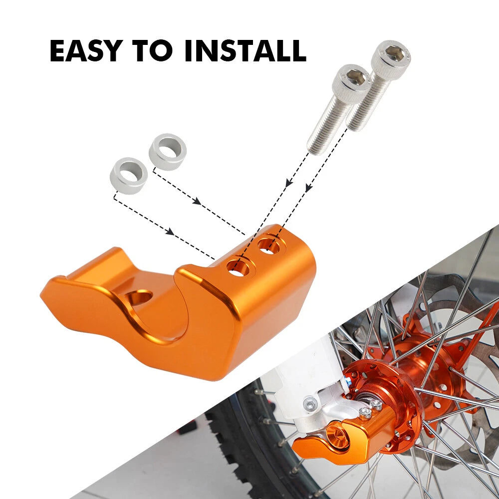 CNC Right Fork Shoe Protector for KTM 125 250 350 450 500 530 EXC SX F (2003–2014)