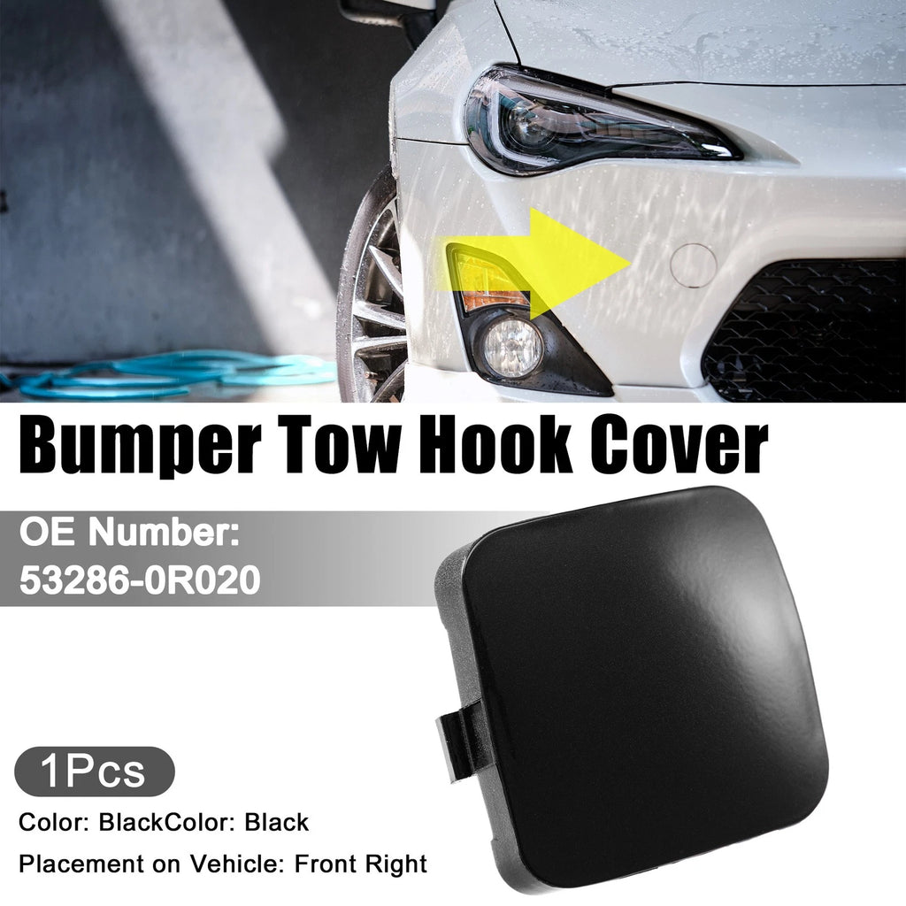 Tow Hook Cover Cap for Toyota Rav4 (2019–2023) Black