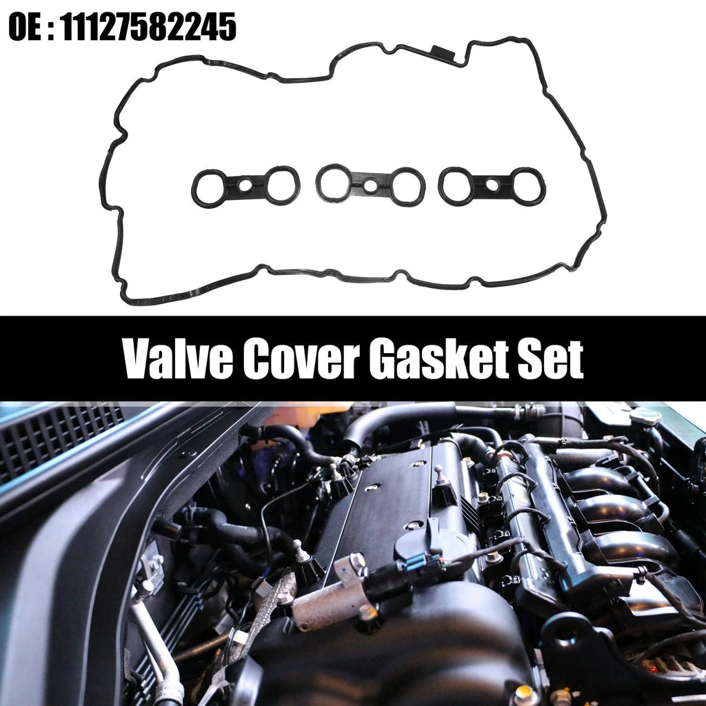 Valve Cover Gasket Set for BMW Z4 X3 323i X5 328i 128i 528i 528xi (2003–2016) 11127582245