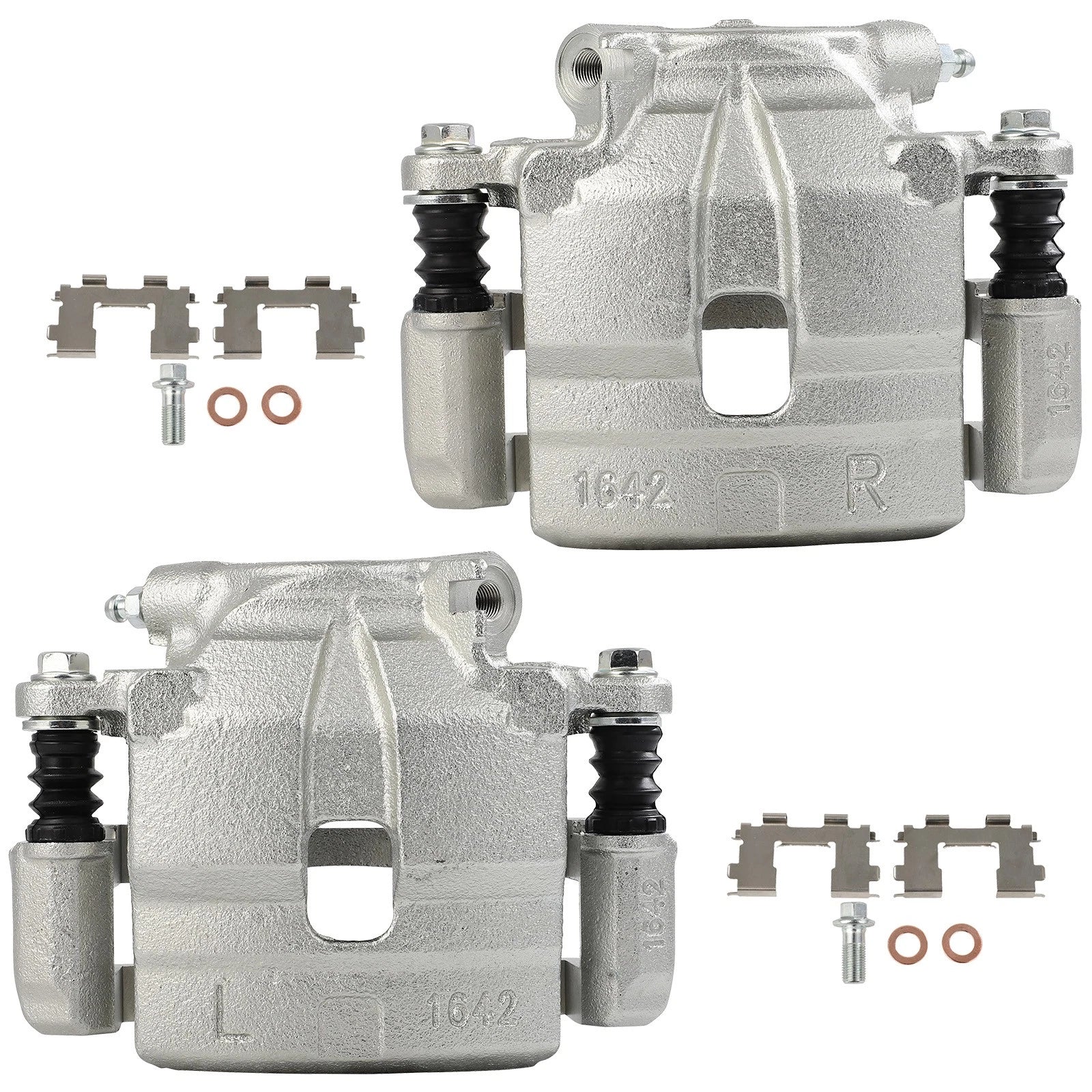 Set of 2 Front Brake Calipers for Chevrolet Tracker, Suzuki Sidekick