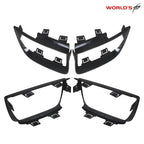 Set of 4 Tail Light Bezel Covers for Chevy Camaro (2010–2013) Glossy Black