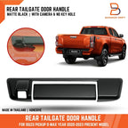 Matte Black Rear Tailgate Handle Cover Trim for Isuzu D-Max (2020-2023)